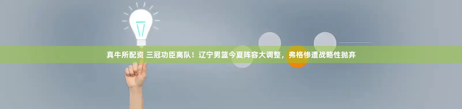 真牛所配资 三冠功臣离队！辽宁男篮今夏阵容大调整，弗格惨遭战略性抛弃