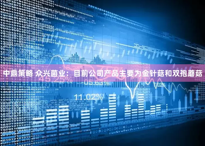 中鼎策略 众兴菌业：目前公司产品主要为金针菇和双孢蘑菇