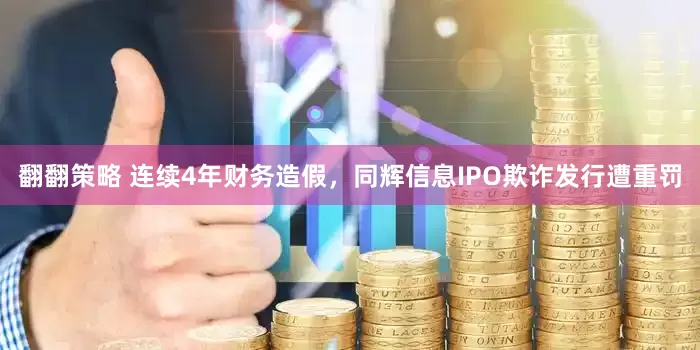 翻翻策略 连续4年财务造假，同辉信息IPO欺诈发行遭重罚